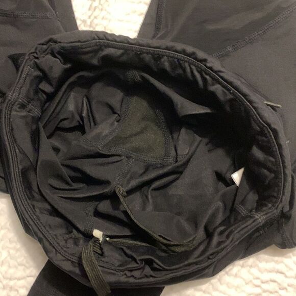 SYROKAN, leggings,  size OO, mesh legs, tie waist with 2 pockets, like new - Picture 3 of 7